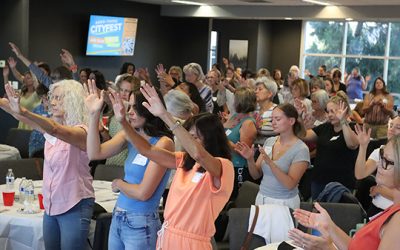 Women Lift Prayers Up For The City
